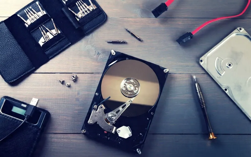Secure data extraction from hard drive